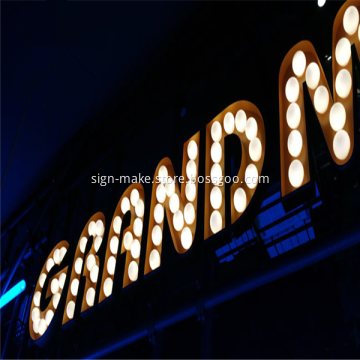 Custom Vintage LED Illuminated Marquee Letters